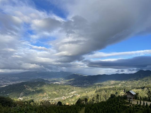 Vue sur la montagne au Costa Rica