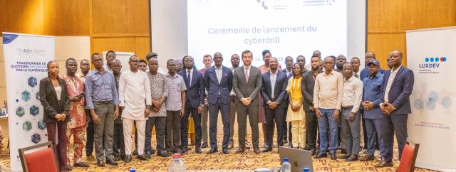 Participants au Cyberdrill au Bénin