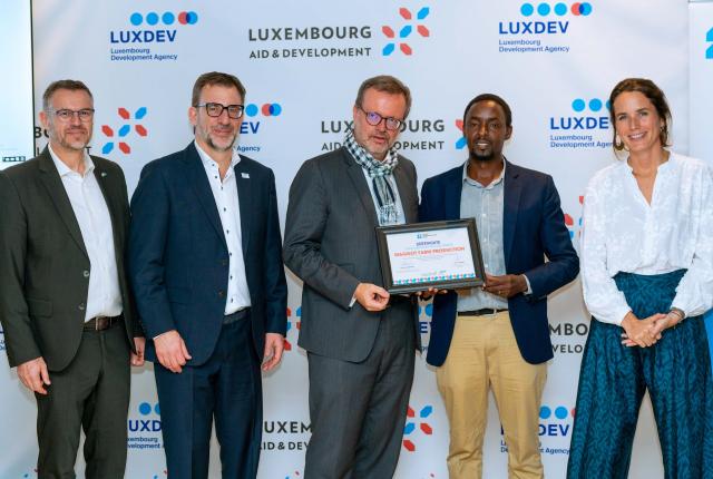 Certificate awarded to a person