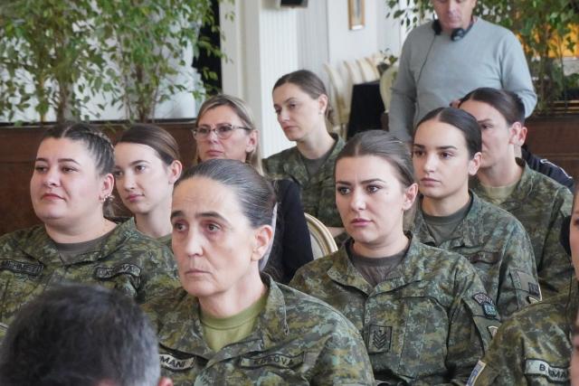 Kosovo Security Force members at the certification ceremony