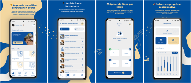 Aperçu de la plateforme digitalisée