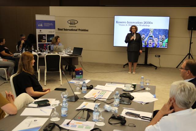 Minister addressing the workshop