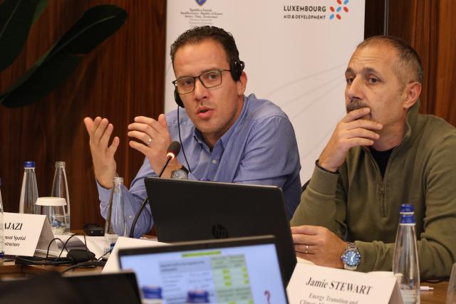 Participants discussing during workshop