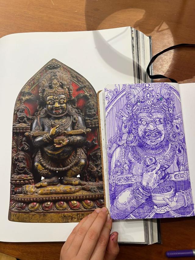 Liza's sketches in France