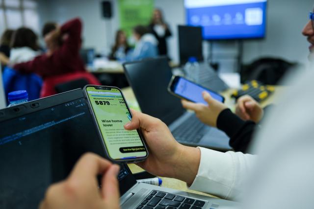 Participants digital engagement during hackathon