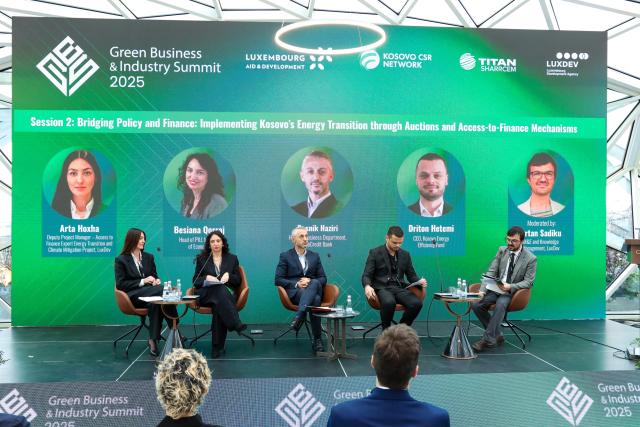 Panelists discussing summit topics