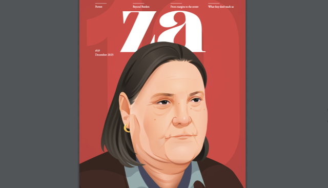 Cover of the magazine ZA