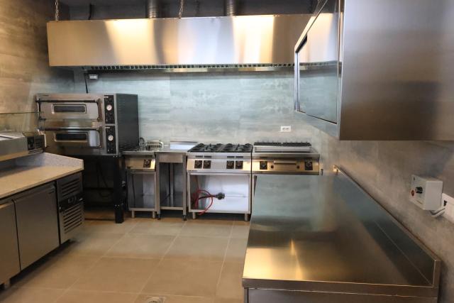 Kitchen equipment at TechPark Prishtina financed by LuxAid