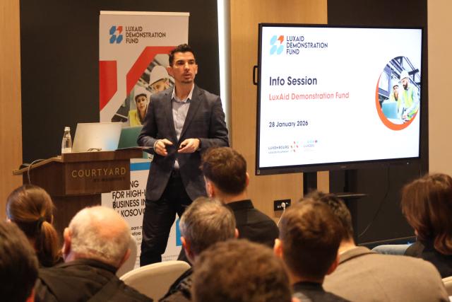 Info sessions with the business community on LuxAid Demonstration Fund 2