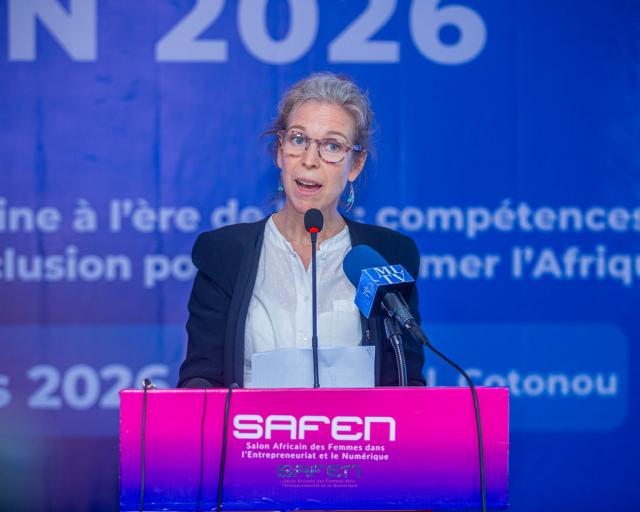Lyn VOEGELE, représentante régionale de LuxDev pour le Bénin, le Togo et le Niger.