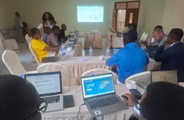 Experts sitting in a meeting room to discuss and assess AI tools for education