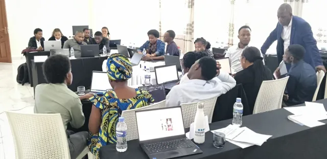 Experts sitting in a meeting room to assess requirements for AI tutor and AI assistant