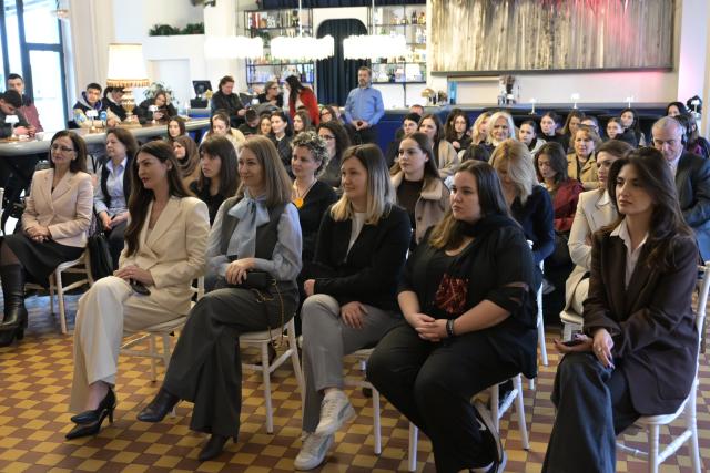 Great turnout as audience is locked in to listen to the stories of women in energy