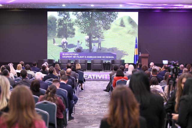 Conference set up dicussing innovation in kosovo
