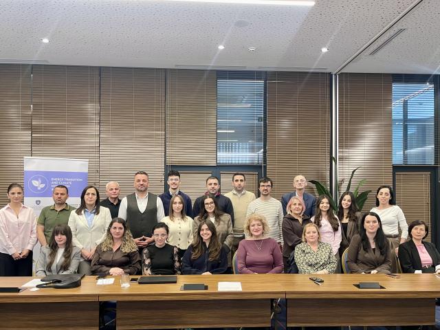 Team photo of the working group for monitoring the energy strategy 