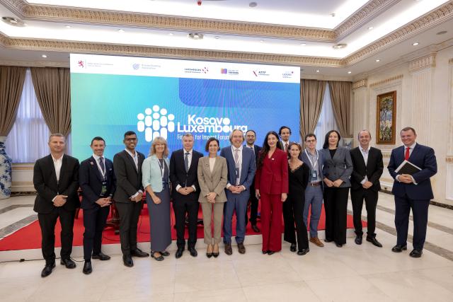 Organisers and speakers at the Finance for Impact Forum